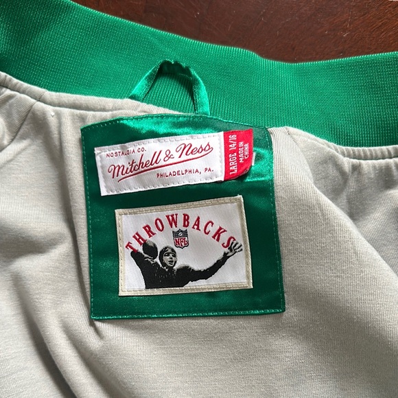 Eagles Green Satin Jacket - Picture 4 of 5